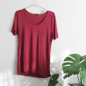 Magenta Short-Sleeve Loft T-Shirt